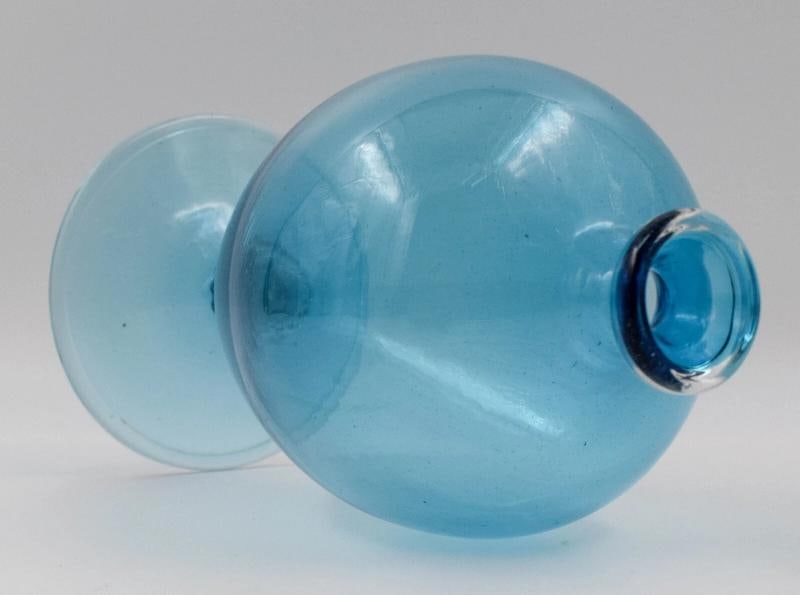 Antique Venini - Veronese Hand-Blown Turquoise Vase, Circa 1920 - 4