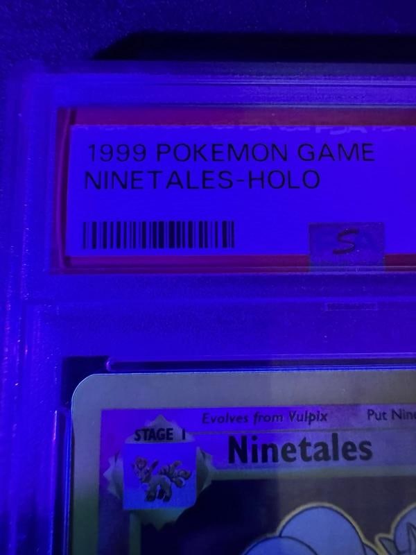 NINETALES HOLO 12/102 - 1999 BASE SET POKEMON CARD - POP 480* PSA 10 GEM MINT Ã°Å - 8