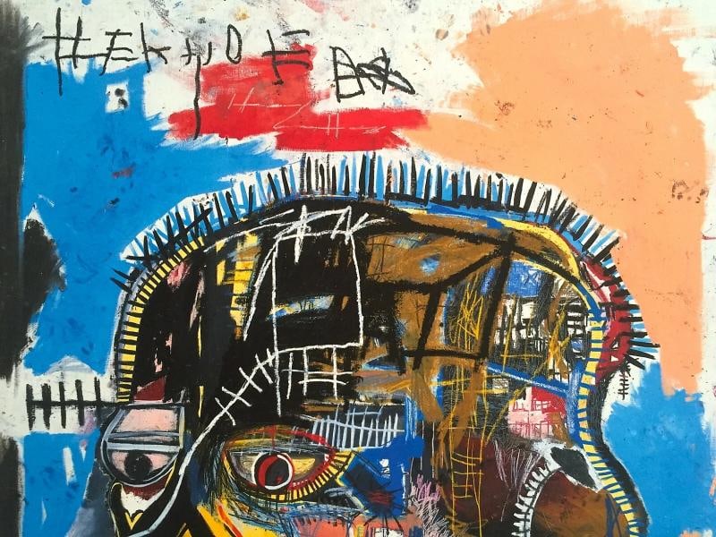 JEAN MICHEL BASQUIAT ICONIC FINE ART LITHOGRAPH POP ART PRINT SKULL 1981 - 7