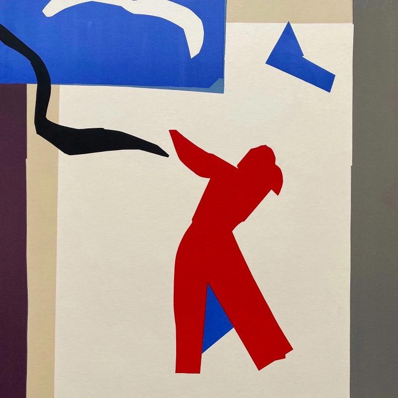 HENRI MATISSE RARE 1961 MOURLOT LITHOGRAPH PRINT FRAMED POSTER "LE DANSEUR" 1937 - 5