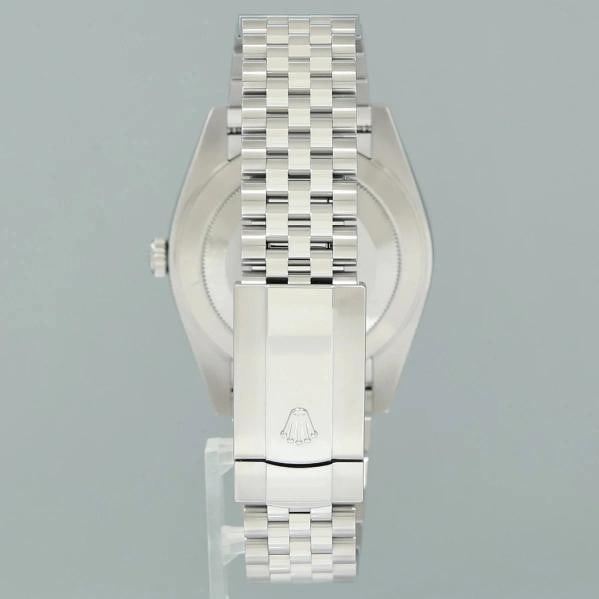 PAPERS MINT Rolex DateJust 41 Steel 126300 White Roman Jubilee Band 41mm Watch - 5