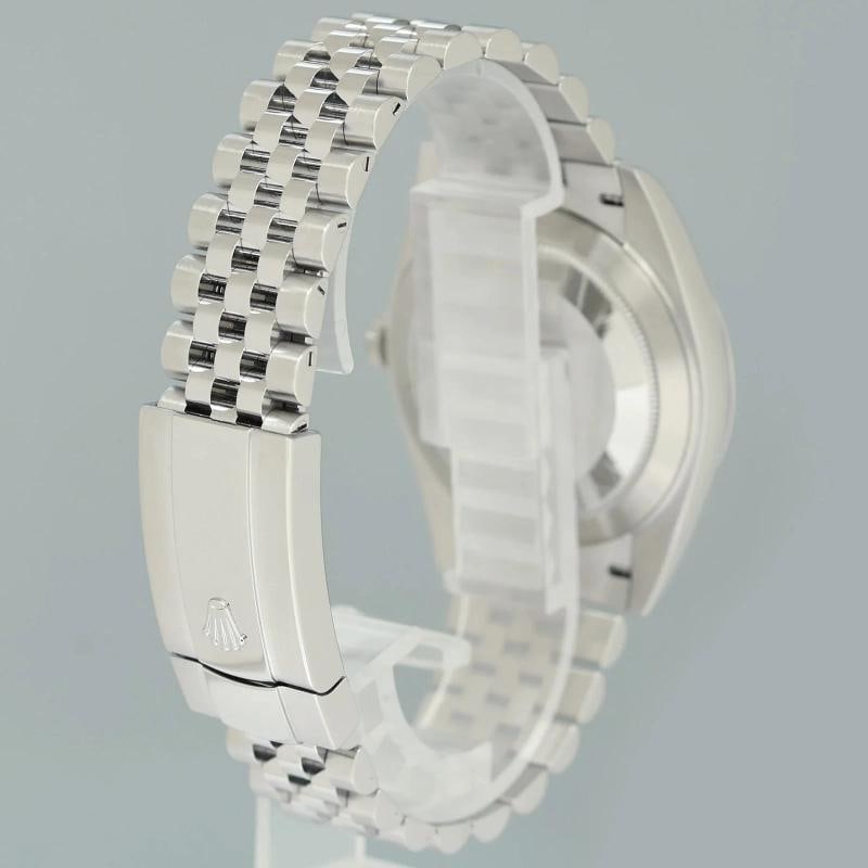 PAPERS MINT Rolex DateJust 41 Steel 126300 White Roman Jubilee Band 41mm Watch - 6