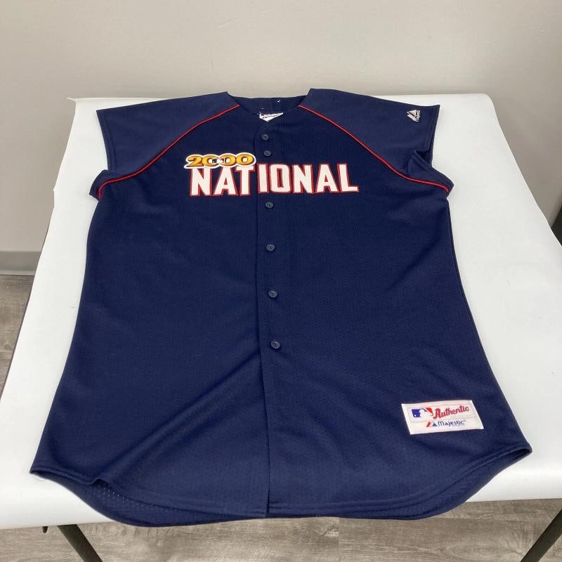 Chipper Jones Signed Authentic 2000 All Star Game Jersey Beckett Certified - 3
