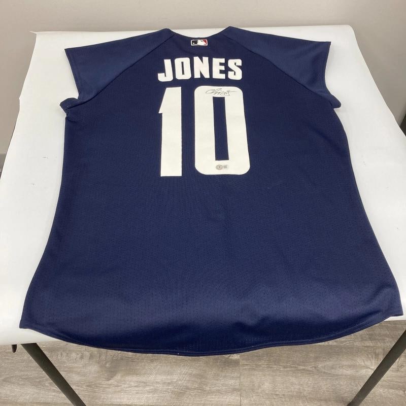 Chipper Jones Signed Authentic 2000 All Star Game Jersey Beckett Certified - 5
