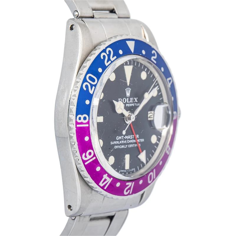 Rolex GMT Master 1675 Rare Fuchsia 1.9 Million Papers Complete Matte Watch 40mm - 4