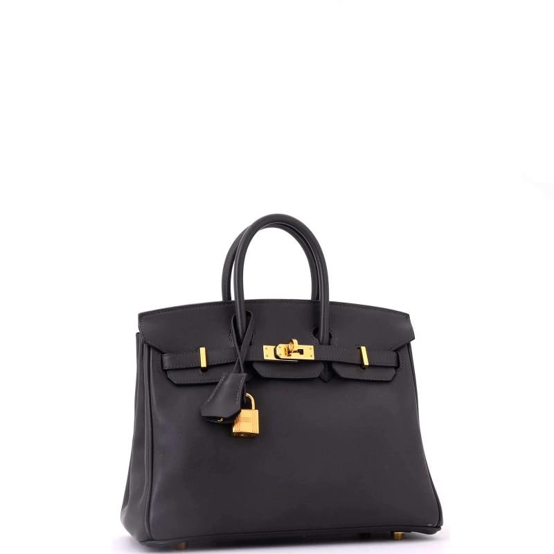 Hermes Birkin Handbag Grey Jonathan with Gold Hardware 25 - 2