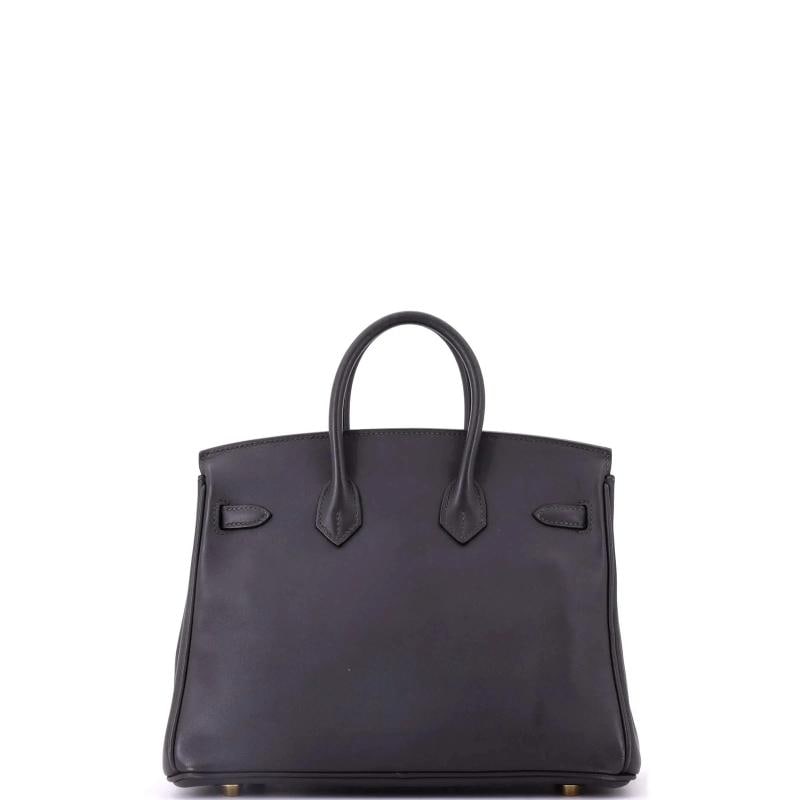 Hermes Birkin Handbag Grey Jonathan with Gold Hardware 25 - 3