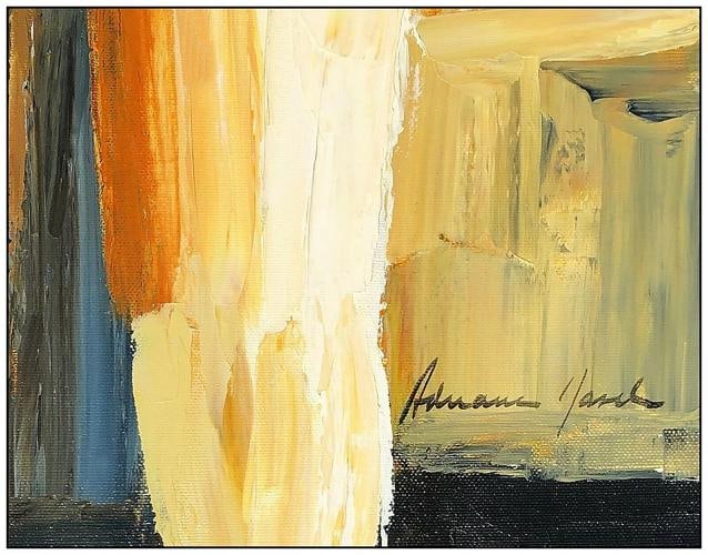 Adriana Naveh Large Original Painting On Canvas Female Portrait Framed Signed - 4