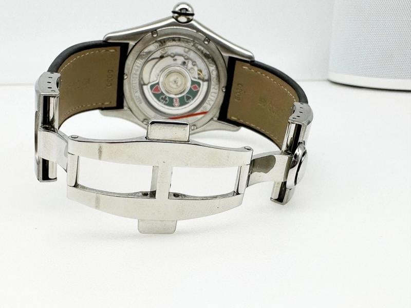 Corum Bubble Royal Flush 082.170.20 Steel Black Leather 45mm Box Paper 2006 - 4