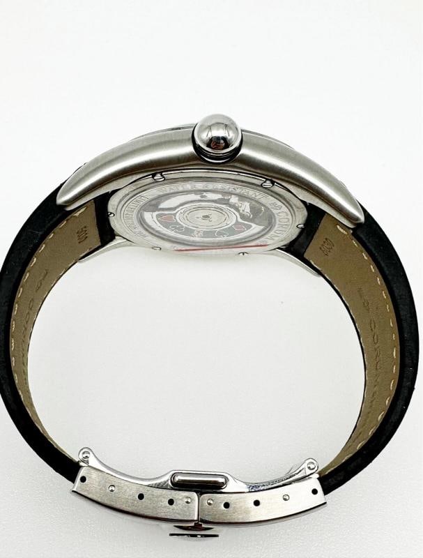 Corum Bubble Royal Flush 082.170.20 Steel Black Leather 45mm Box Paper 2006 - 7