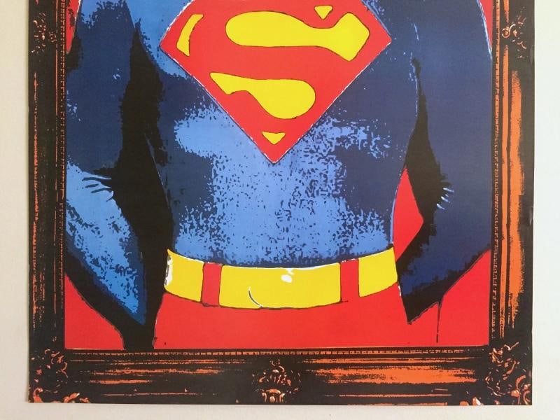 MR. BRAINWASH " OBAMA SUPERMAN " RARE LIMITED RELEASE POP ART POSTER PRINT - 4