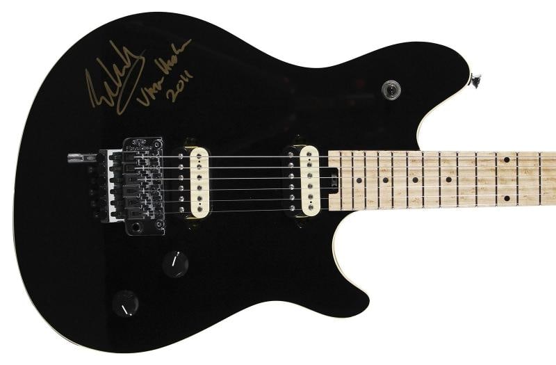 Eddie Van Halen Signed Black EVH Wolfgang Special Electric Guitar JSA #YY09958 - 2