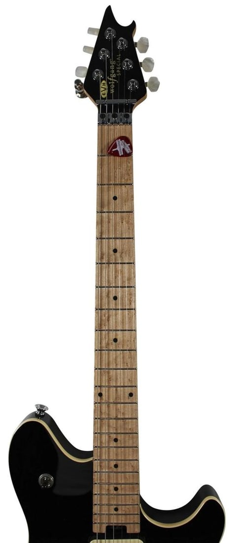 Eddie Van Halen Signed Black EVH Wolfgang Special Electric Guitar JSA #YY09958 - 5