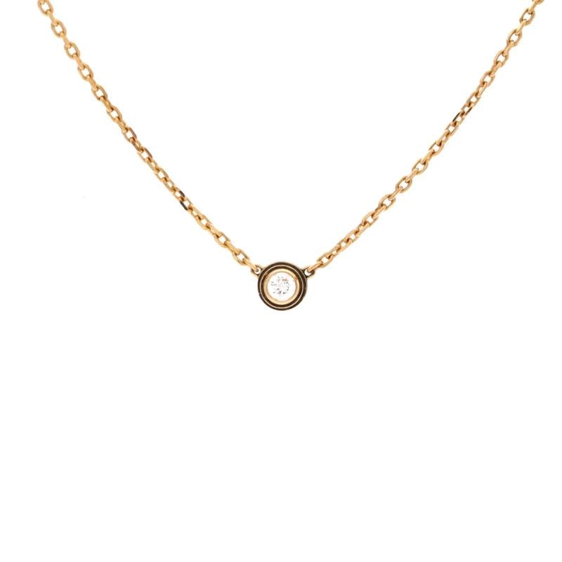 Cartier Cartier D'Amour Pendant Necklace 18K Yellow Gold and Diamond XS: Condition: Pre-owned - Good,Brand: Cartier,Main Stone: Diamond,Metal: 18K Yellow Gold,Metal Purity: 18K,Style: Pendant,Type: Necklace,Color: Yellow Gold,Material: 18K Yellow Gold, Diamond