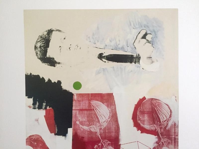 ROBERT RAUSCHENBERG RARE 1990 LITHOGRAPH PRINT POP ART POSTER " QUOTE " 1964 - 2