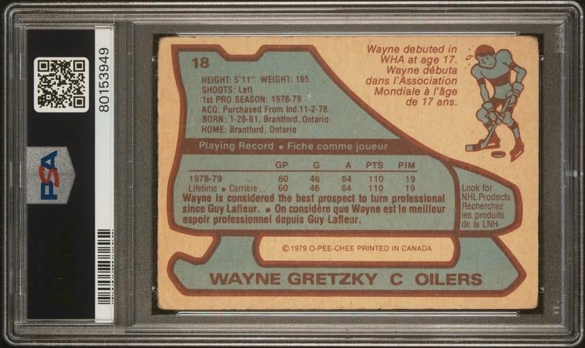 Oilers Wayne Gretzky Signed 1979 O-Pee-Chee #18 Rookie Card Auto 10! PSA Slab - 2