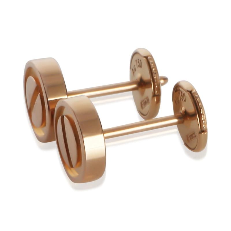Cartier Rose Gold Love Stud Earrings - 2