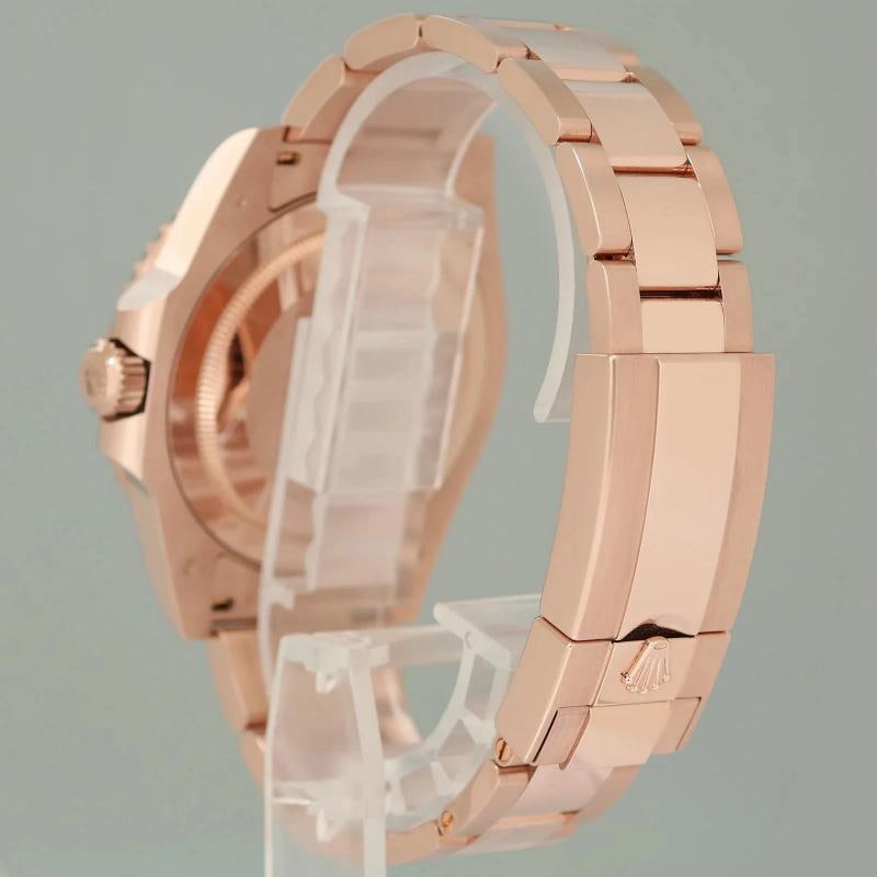 2025 NEW PAPERS Rolex GMT Master Rose Gold Ceramic Root Beer 126715 Watch Box - 4