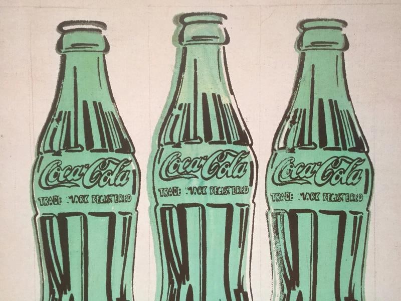 ANDY WARHOL FOUNDATION RARE 1998 LITHOGRAPH PRINT FRAMED POSTER "COCA COLA" 1962 - 5