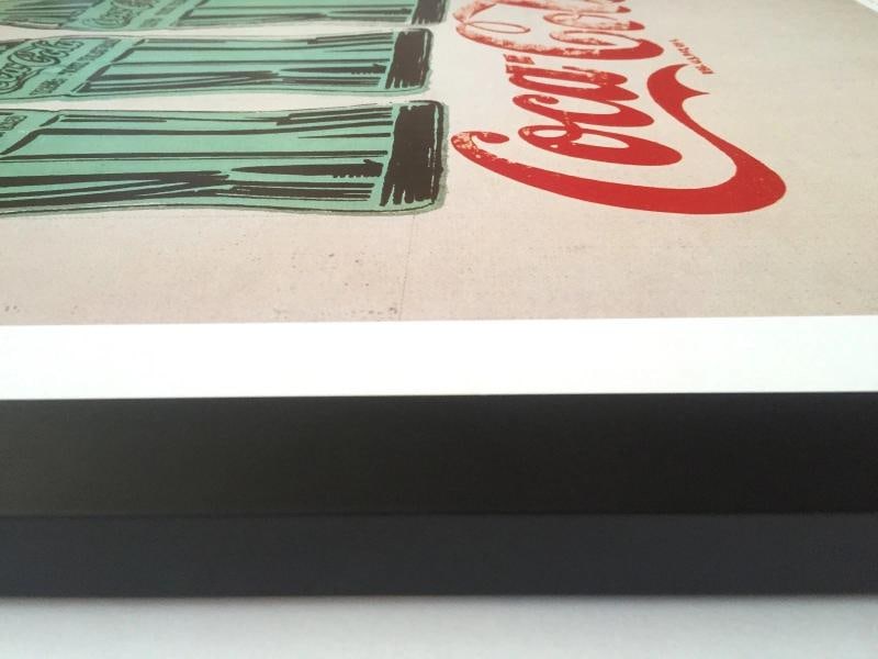 ANDY WARHOL FOUNDATION RARE 1998 LITHOGRAPH PRINT FRAMED POSTER "COCA COLA" 1962 - 9