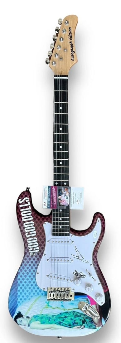 GOO GOO DOLLS Signed Guitar Custom Graphics JSA COA RZEZNIK TAKAC - 3