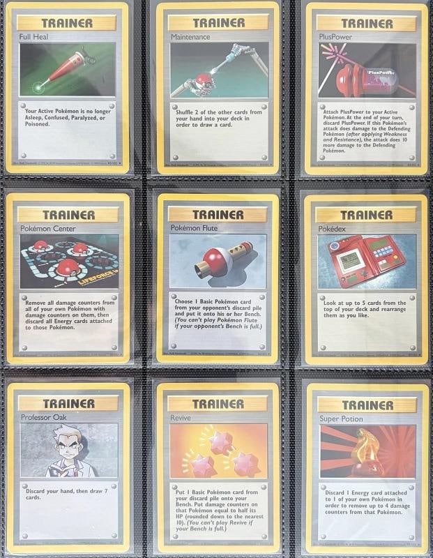 Pokemon 100% Complete Master Base Set 102/102 WOTC Vintage 1999 w Charizard Holo - 10