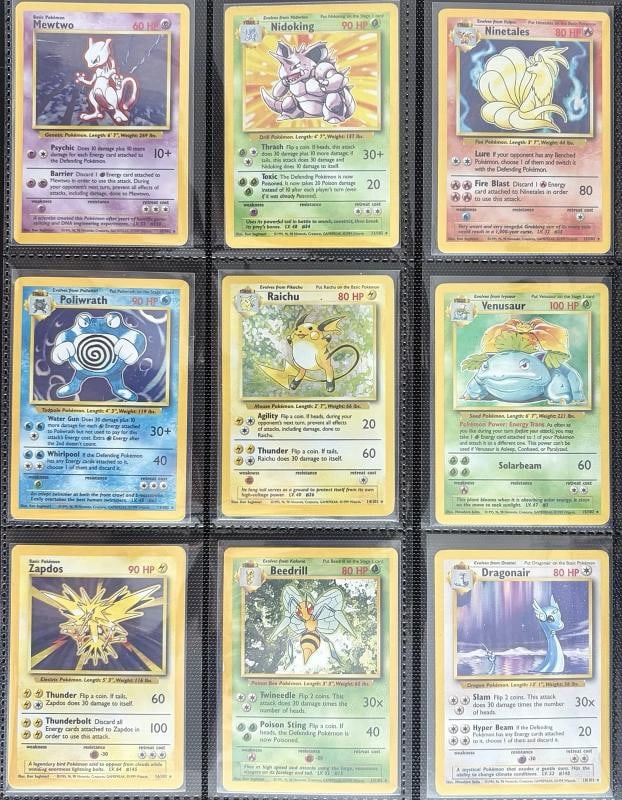 Pokemon 100% Complete Master Base Set 102/102 WOTC Vintage 1999 w Charizard Holo - 2