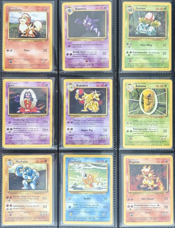 Pokemon 100% Complete Master Base Set 102/102 WOTC Vintage 1999 w Charizard Holo - 4