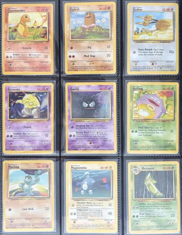 Pokemon 100% Complete Master Base Set 102/102 WOTC Vintage 1999 w Charizard Holo - 6