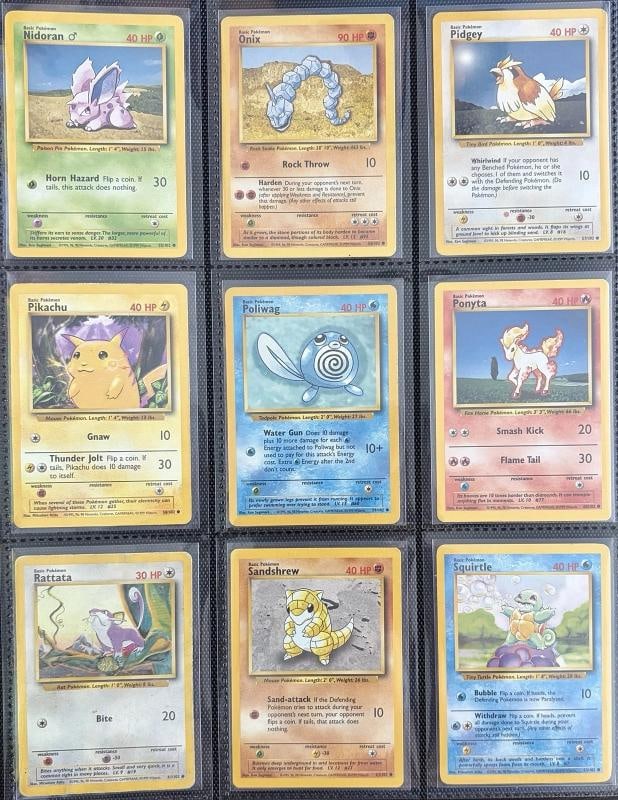 Pokemon 100% Complete Master Base Set 102/102 WOTC Vintage 1999 w Charizard Holo - 7