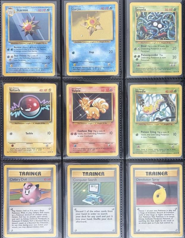 Pokemon 100% Complete Master Base Set 102/102 WOTC Vintage 1999 w Charizard Holo - 8
