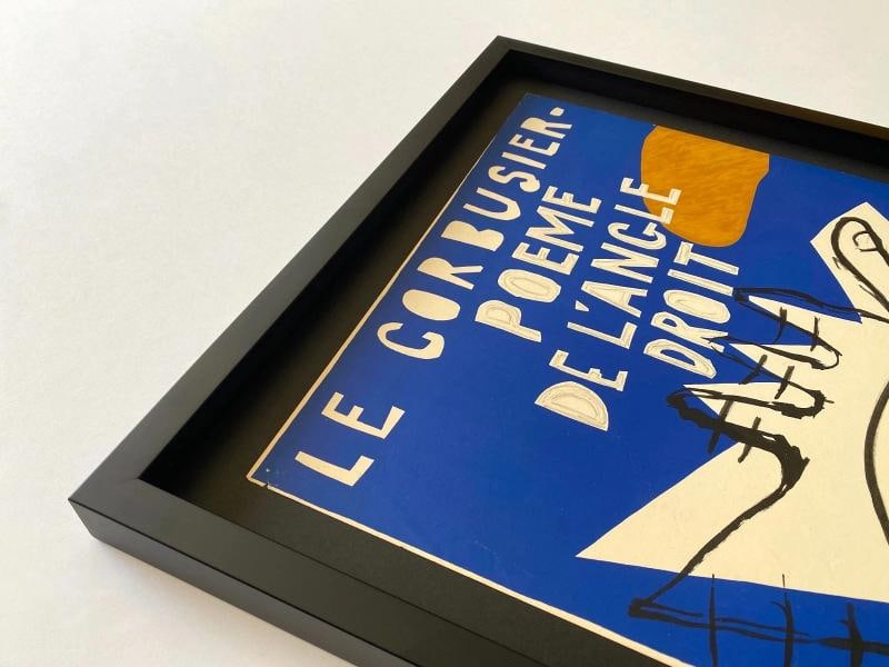 LE CORBUSIER RARE 1955 MOURLOT LITHOGRAPH PRINT FRAMED MCM PARIS EXHIBIT POSTER - 5