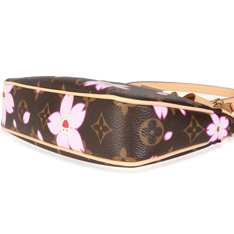 Louis Vuitton x TM Sakura Brown Monogram Canvas Pochette Accessoires - 6