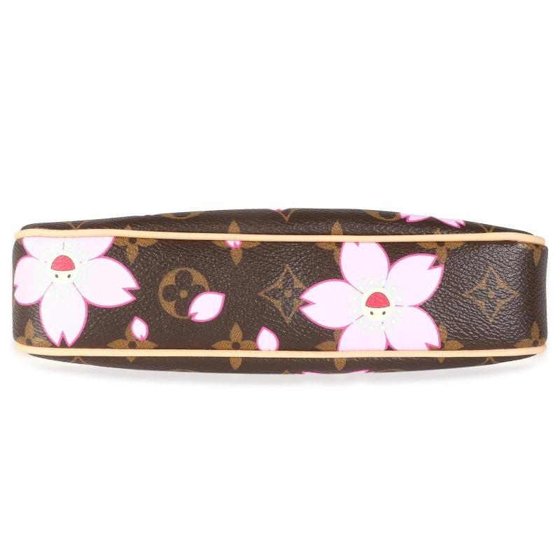 Louis Vuitton x TM Sakura Brown Monogram Canvas Pochette Accessoires - 8