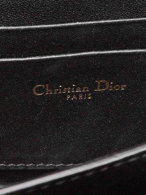 Christian Dior Black/White Tweed/Leather Miss Caro Mini Crossbody Bag - 7