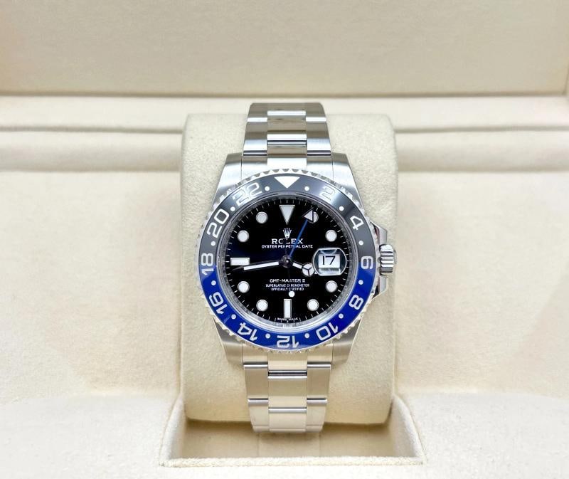 2017 Rolex GMT Master II Batman 116710BLNR 40mm Black Blue Bezel Steel Box Paper - 4