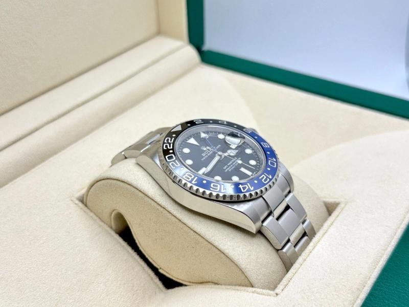2017 Rolex GMT Master II Batman 116710BLNR 40mm Black Blue Bezel Steel Box Paper - 7