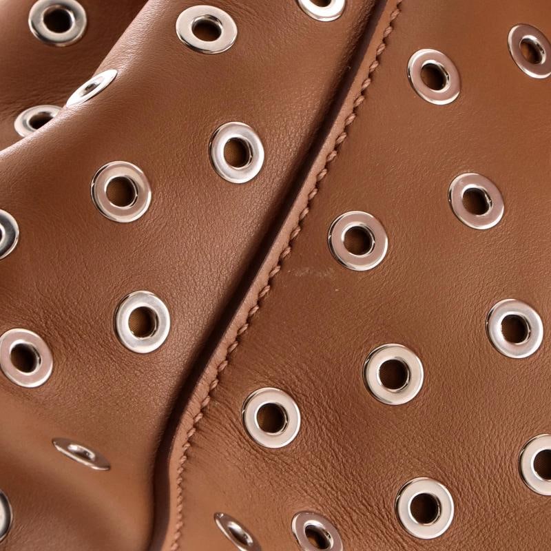 Prada Grommet Galleria Double Zip Tote City Calfskin Medium - 6