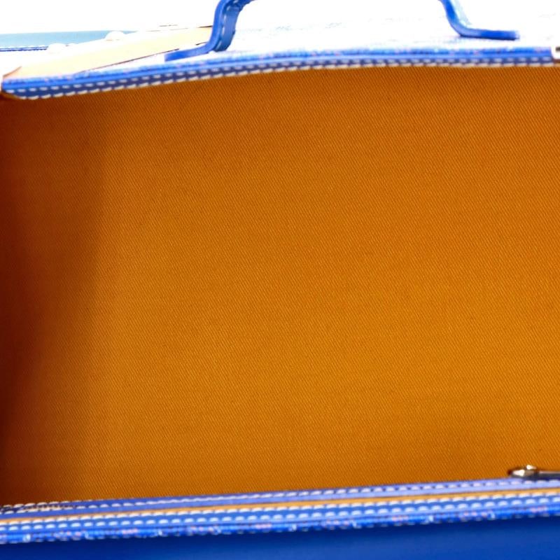 Goyard Saigon Top Handle Bag Coated Canvas with Leather MM - 5