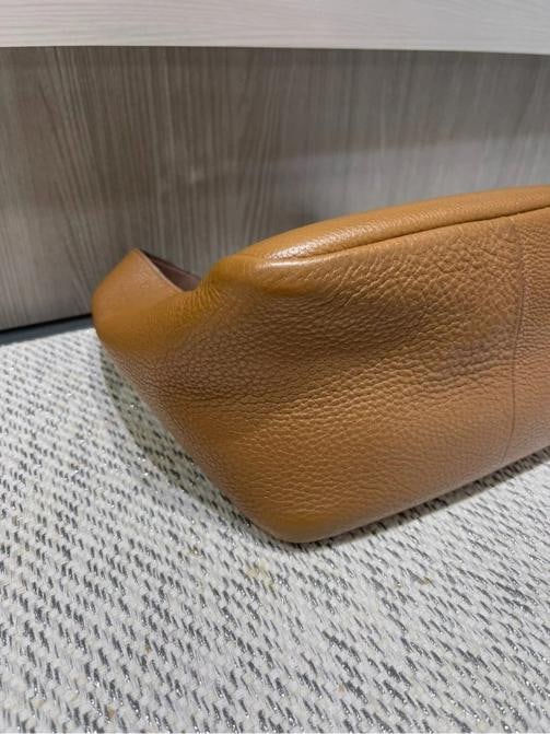 Prada Dynamique Daino Vitello Small Hobo in Camel Brown - 11