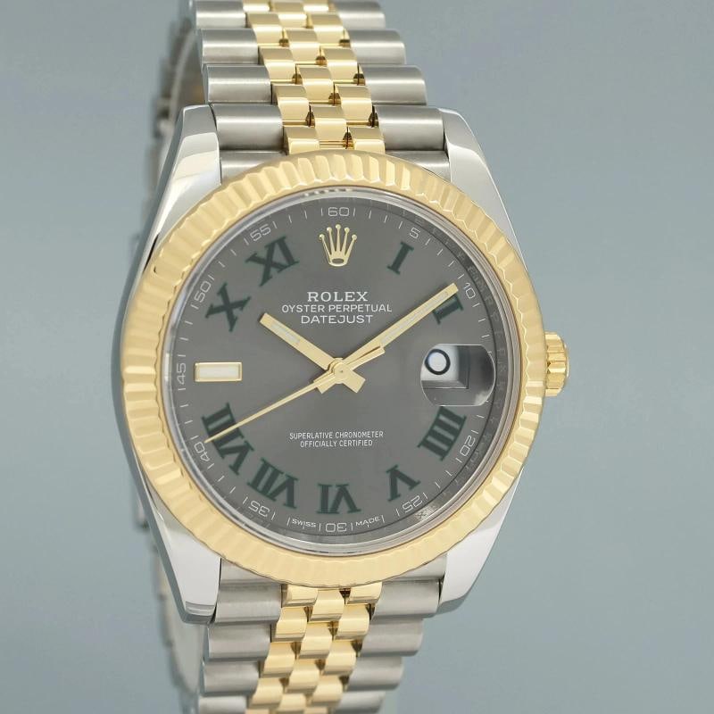 2020 MINT Rolex 126333 DateJust 41 Two Tone Yellow Gold Wimbledon 41mm Jubilee - 3