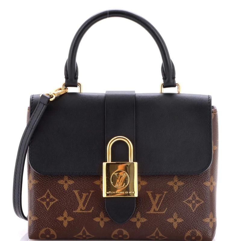 Louis Vuitton Locky Handbag Monogram Canvas with Leather BB: Accessories: Dust Bag, With Strap Measurements: Handle Drop 3", Height 6", Width 8", Depth 3", Strap Drop 20-23". Condition: Pre-owned - Good,Brand: Louis Vuitton,Exterior Material: Leather, Canvas