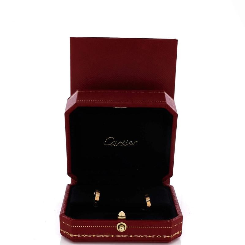 Cartier Love Hoop Earrings 18K Yellow Gold Small - 2