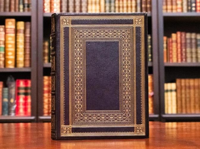 c.1870 Lays of the Holy Land Jerusalem Israel Fine Leather Binding Rare - 4