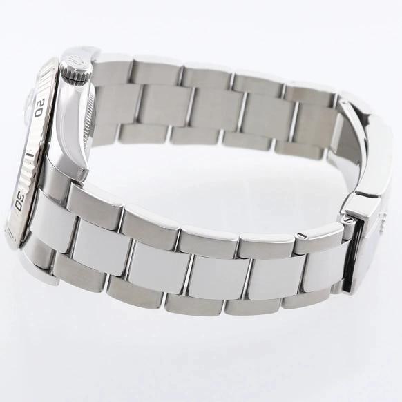 MINT Rolex 116264 DateJust Turn-O-Graph Steel White Gold Fluted Bezel Watch Box - 4