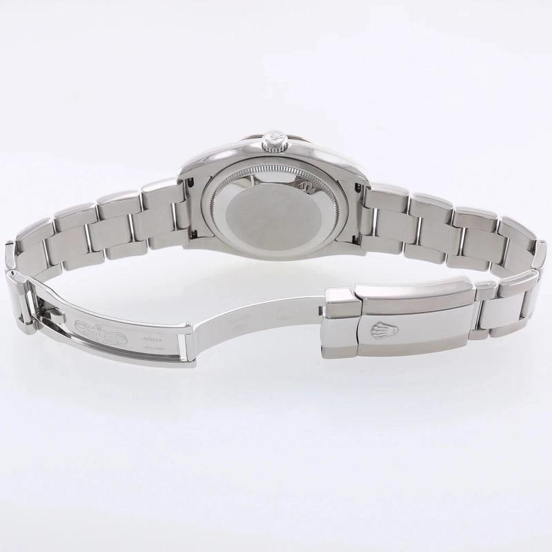 MINT Rolex 116264 DateJust Turn-O-Graph Steel White Gold Fluted Bezel Watch Box - 7
