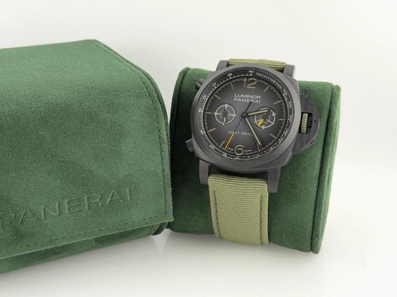 Panerai Luminor Chrono Navy Seals Carbotech PAM01419 PAM 1419 Travel Box - 11