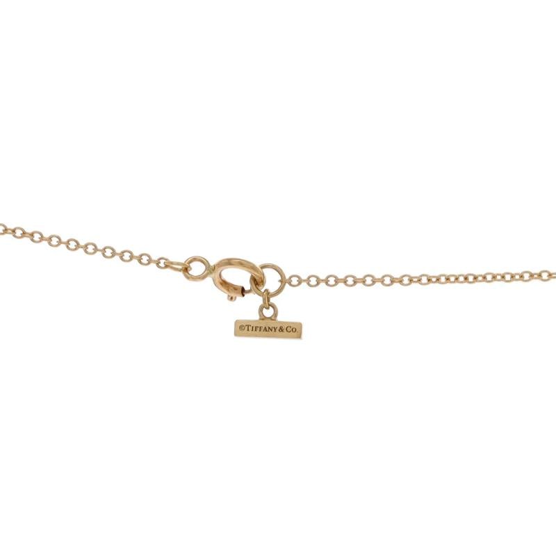 Tiffany & Co. T Circle Pendant Necklace 18K Yellow Gold with Carnelian - 4