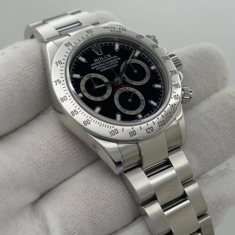 Rolex Daytona Cosmograph 116520 40mm Black Dial Stainless Steel - 13
