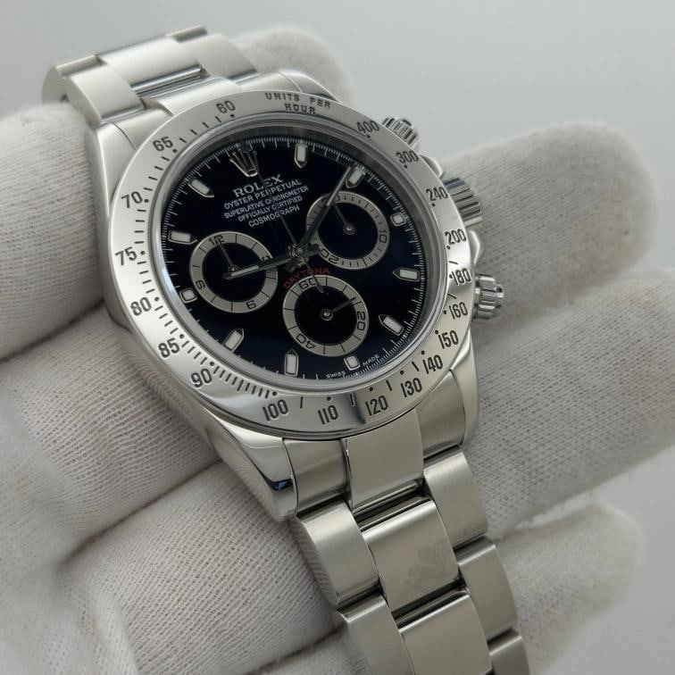Rolex Daytona Cosmograph 116520 40mm Black Dial Stainless Steel - 2